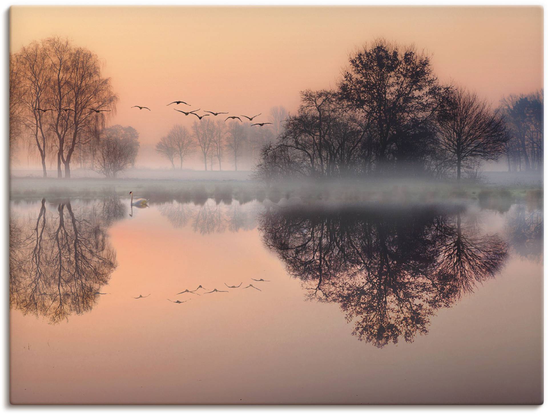 Artland Wandbild »Früh morgens am See....«, Gewässer, (1 St.) von Artland