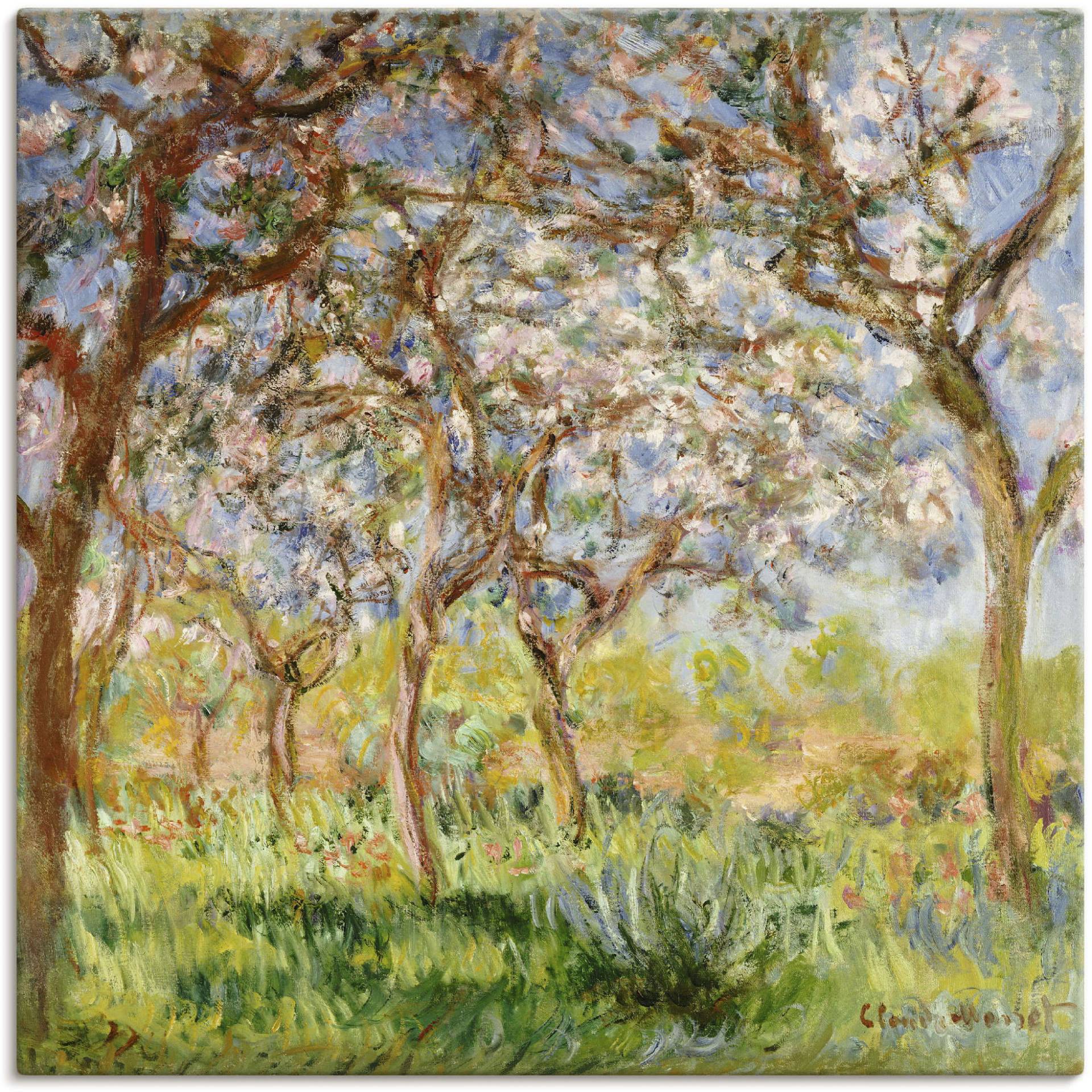 Artland Wandbild »Frühling in Giverny.«, Wiesen & Bäume, (1 St.), als Leinwandbild, Poster in verschied. Grössen Artland Wandbild »Frühling in Giverny.«, Wiesen & Bäume, (1 St.), als Leinwandbild, Poster in verschied. Grössen von Artland