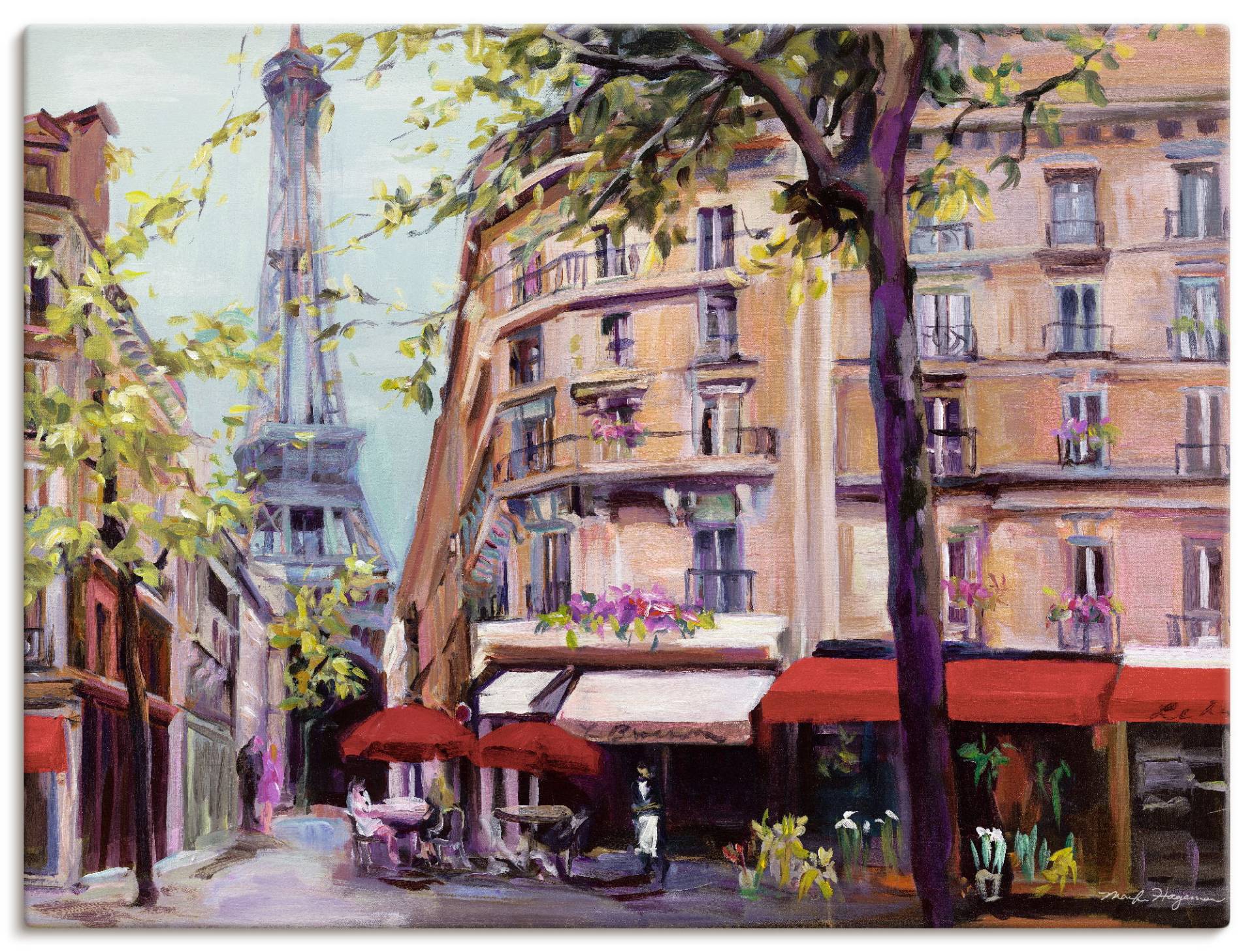 Artland Wandbild »Frühling in Paris«, Frankreich, (1 St.), als Leinwandbild, Poster in verschied. Grössen von Artland
