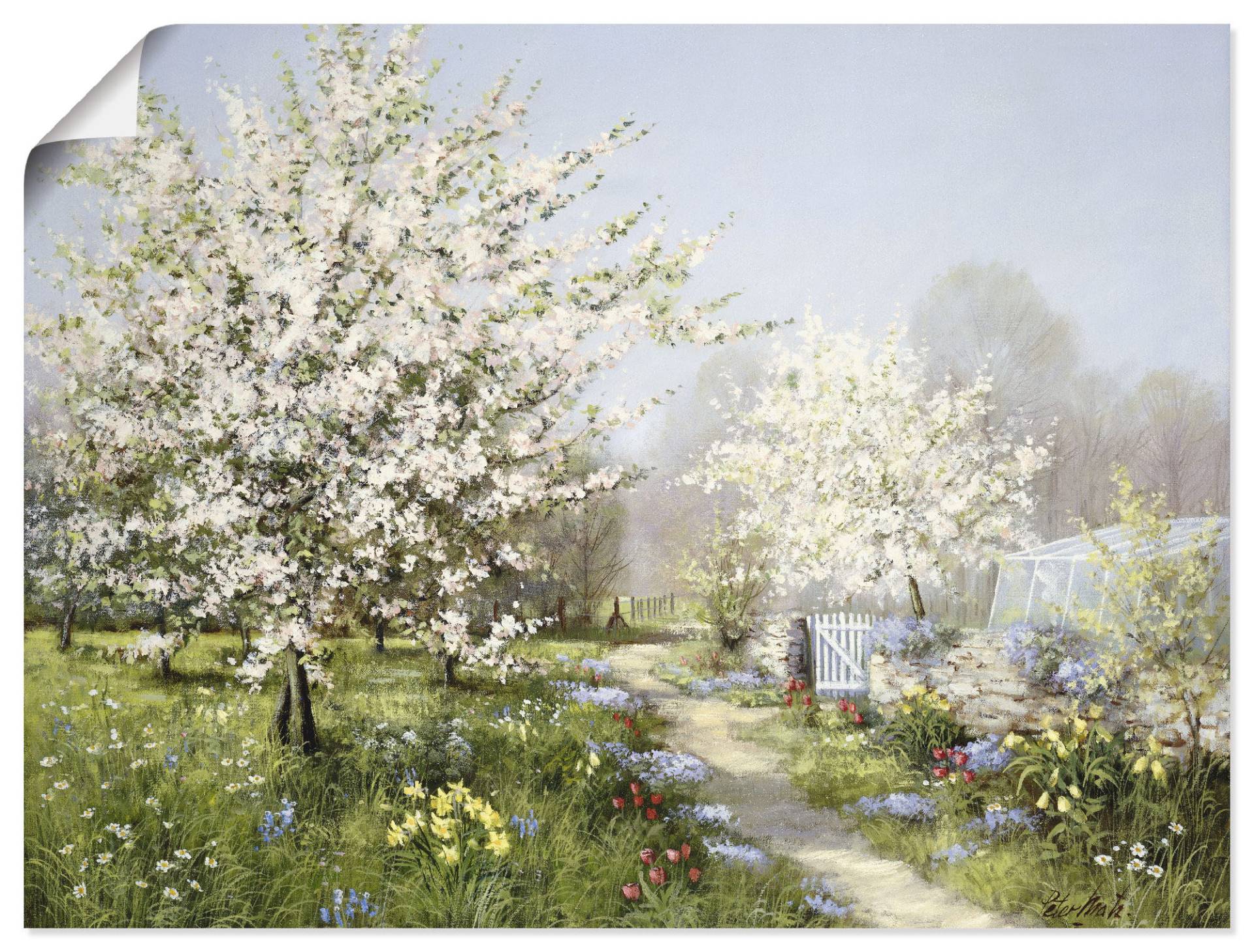 Artland Wandbild »Frühlingsblüten«, Wiesen & Bäume, (1 St.) von Artland