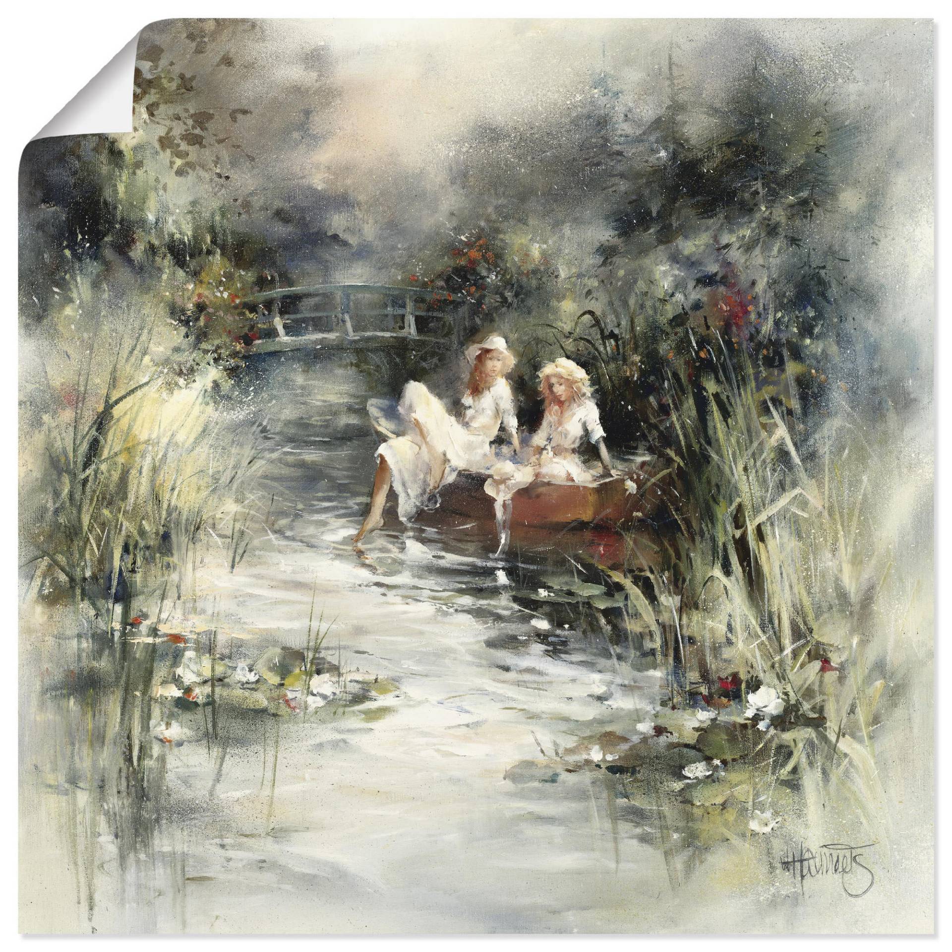 Artland Wandbild »Frühlingsschein«, Frau, (1 St.), als Leinwandbild, Poster, Wandaufkleber in verschied. Grössen Artland Wandbild »Frühlingsschein«, Frau, (1 St.), als Leinwandbild, Poster, Wandaufkleber in verschied. Grössen von Artland