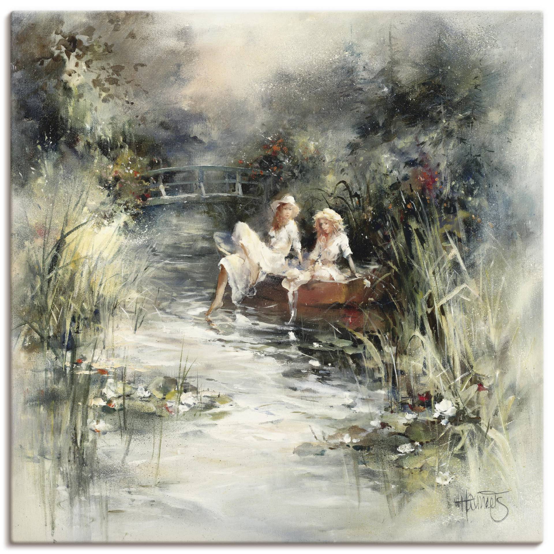 Artland Wandbild »Frühlingsschein«, Frau, (1 St.), als Leinwandbild, Poster, Wandaufkleber in verschied. Grössen Artland Wandbild »Frühlingsschein«, Frau, (1 St.), als Leinwandbild, Poster, Wandaufkleber in verschied. Grössen von Artland