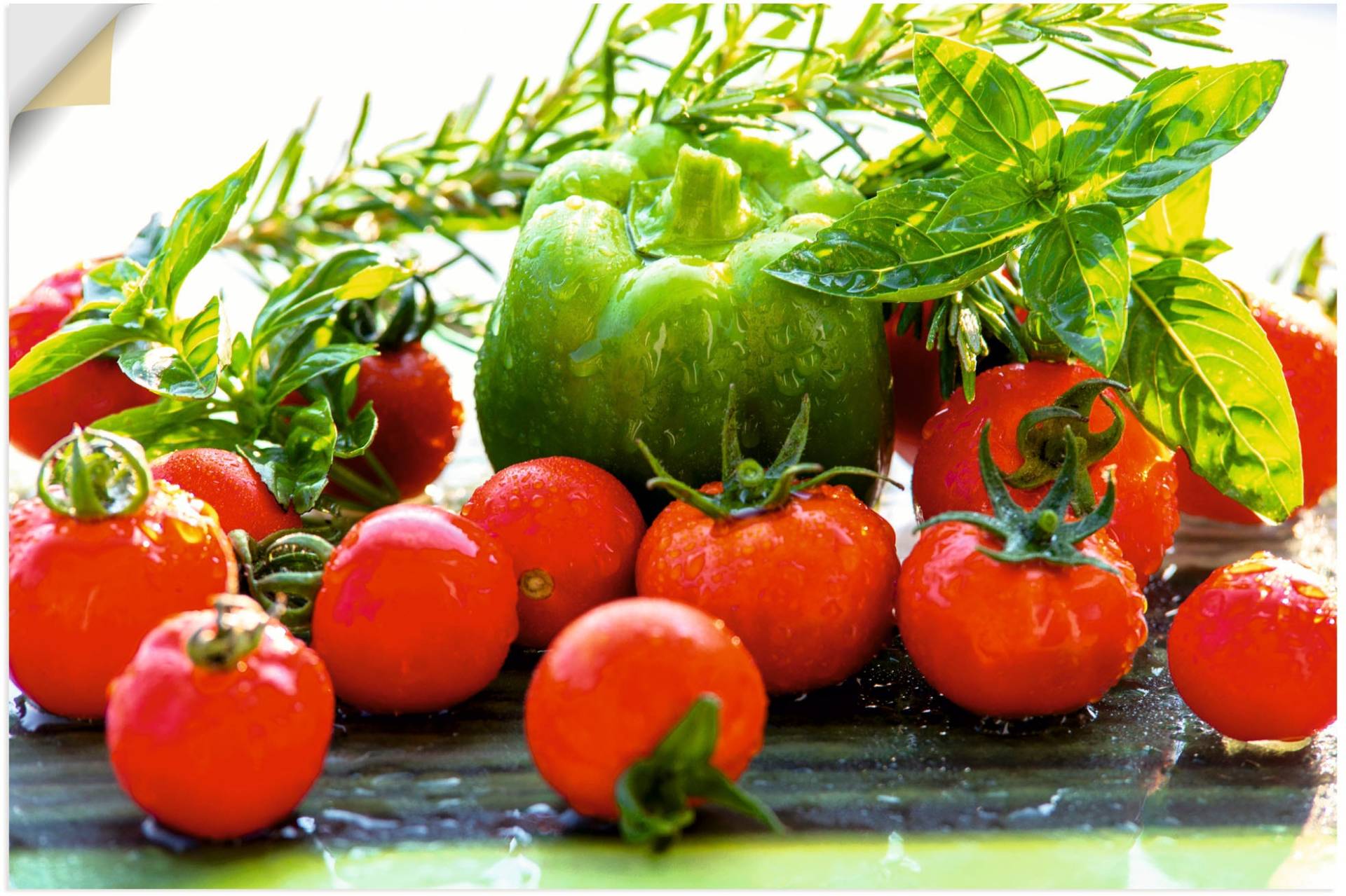 Artland Wandfolie »Garten frische Tomaten«, Lebensmittel, (1 St.) von Artland