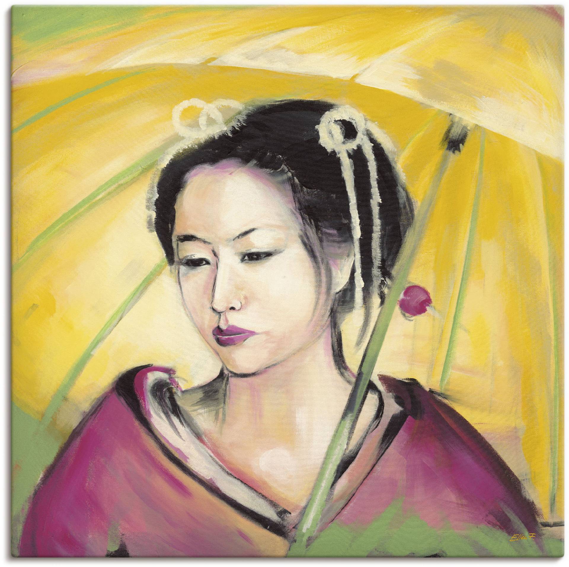 Artland Wandbild »Geisha«, Frau, (1 St.) von Artland