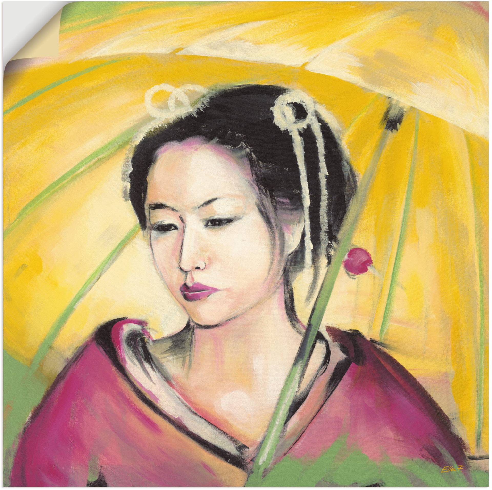 Artland Wandbild »Geisha«, Frau, (1 St.), als Leinwandbild, Wandaufkleber in verschied. Grössen Artland Wandbild »Geisha«, Frau, (1 St.), als Leinwandbild, Wandaufkleber in verschied. Grössen von Artland