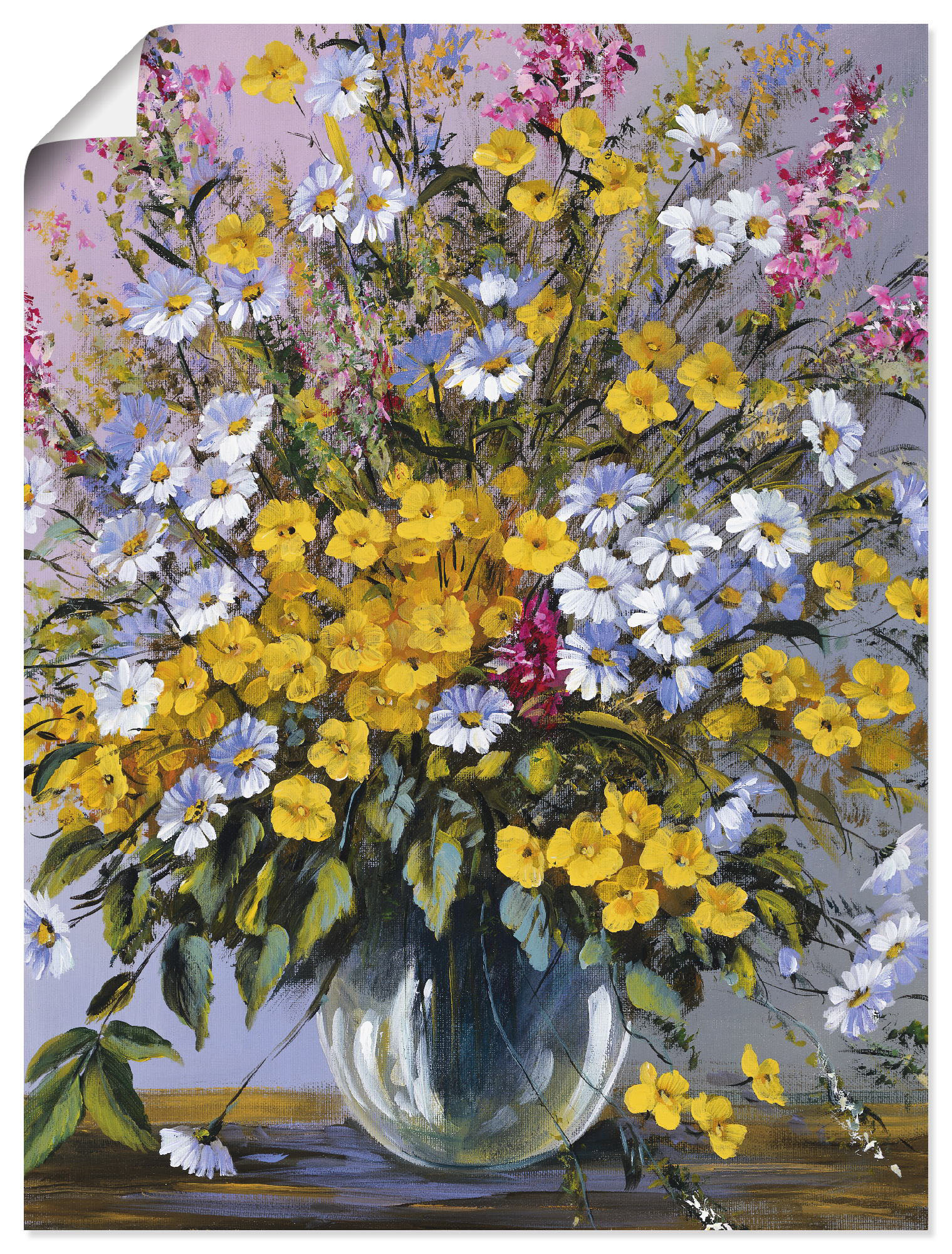 Artland Wandbild »Gemischter Strauss«, Blumen, (1 St.), als Leinwandbild, Poster in verschied. Grössen von Artland