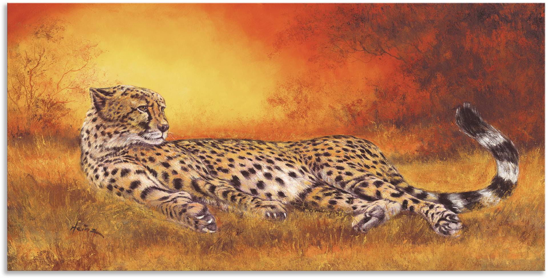 Artland Wandbild »Gepard«, Geparden Bilder, (1 St.) von Artland