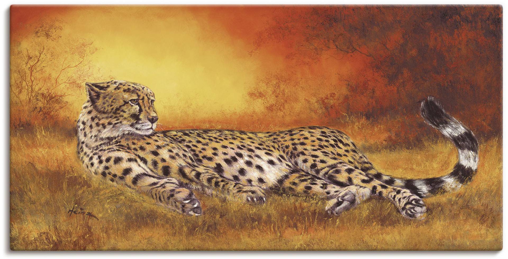 Artland Wandbild »Gepard«, Geparden Bilder, (1 St.) von Artland