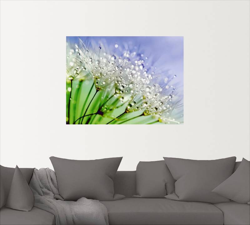 Artland Wandbild »Glitzernde Pusteblume III«, Blumen, (1 St.), als Leinwandbild, Poster, Wandaufkleber in verschied. Grössen von Artland