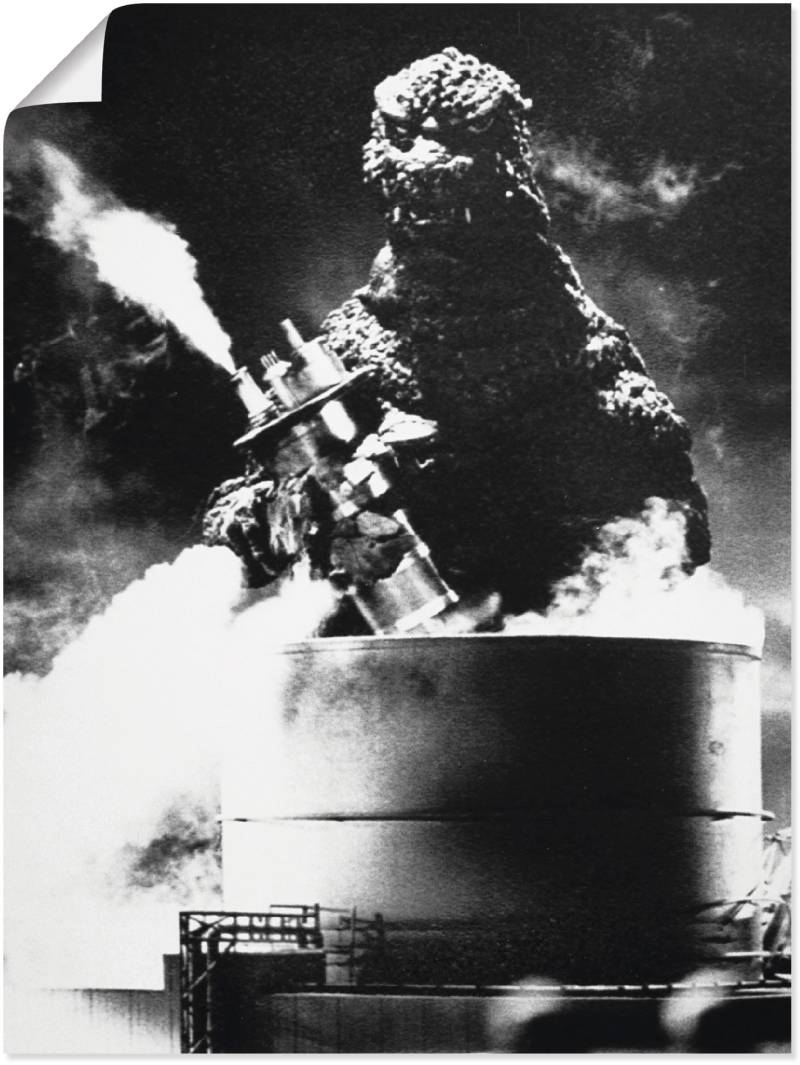 Artland Wandbild »Godzilla III«, Film, (1 St.) von Artland