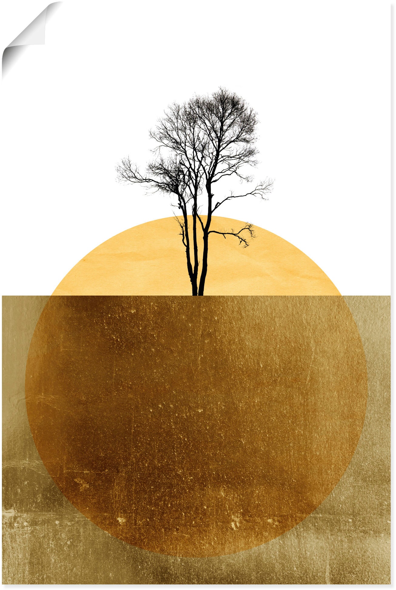 Artland Wandbild »Goldener Ozean«, Meer Bilder, (1 St.), als Alubild, Outdoorbild, Leinwandbild, Poster in verschied. Grössen von Artland