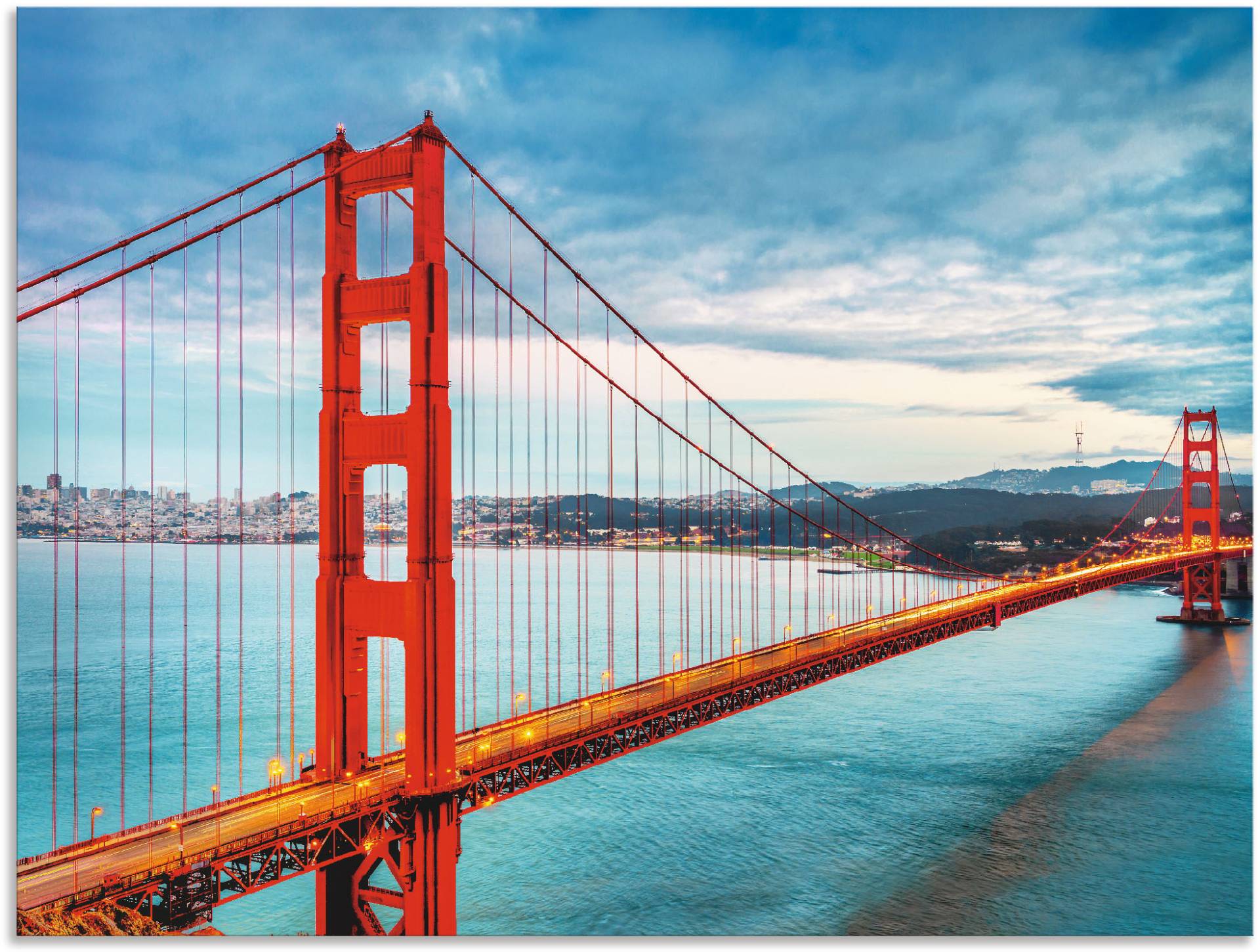 Artland Wandbild »Golden Gate Bridge«, Brücken, (1 St.) von Artland