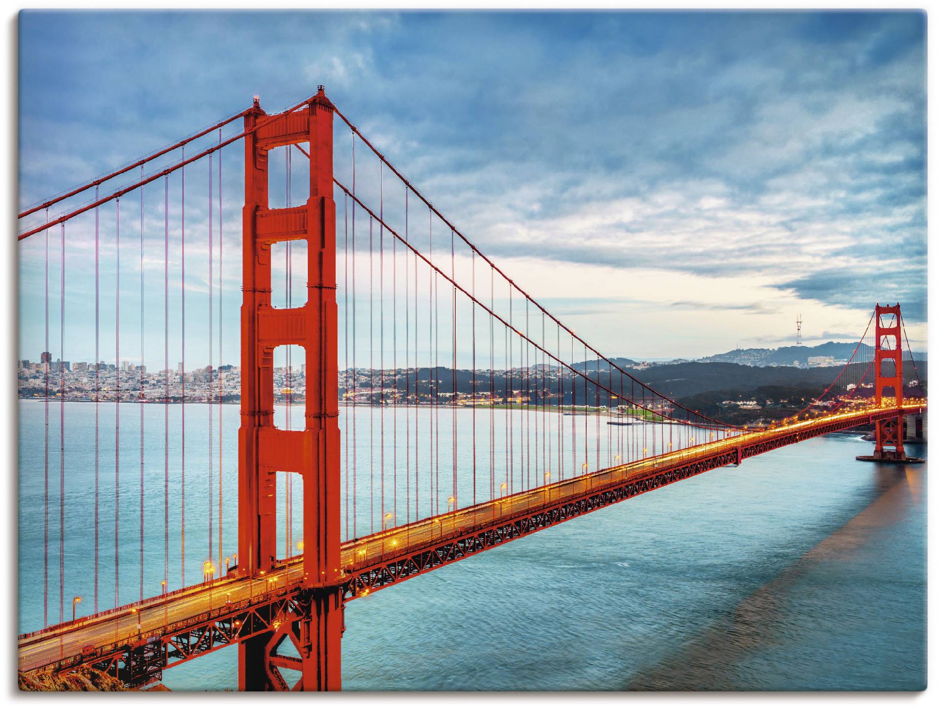 Artland Wandbild »Golden Gate Bridge«, Brücken, (1 St.), als Alubild, Outdoorbild, Leinwandbild, Poster, Wandaufkleber Artland Wandbild »Golden Gate Bridge«, Brücken, (1 St.), als Alubild, Outdoorbild, Leinwandbild, Poster, Wandaufkleber von Artland