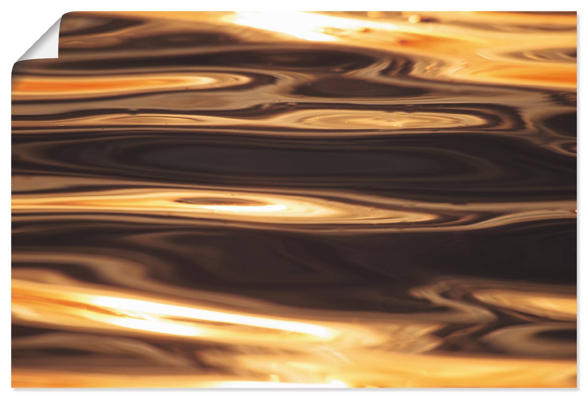 Artland Wandbild »Goldenes Wasser des Meeres«, Gewässer, (1 St.), als Alubild, Outdoorbild, Leinwandbild, Poster in verschied. Grössen Artland Wandbild »Goldenes Wasser des Meeres«, Gewässer, (1 St.), als Alubild, Outdoorbild, Leinwandbild, Poster in verschied. Grössen von Artland
