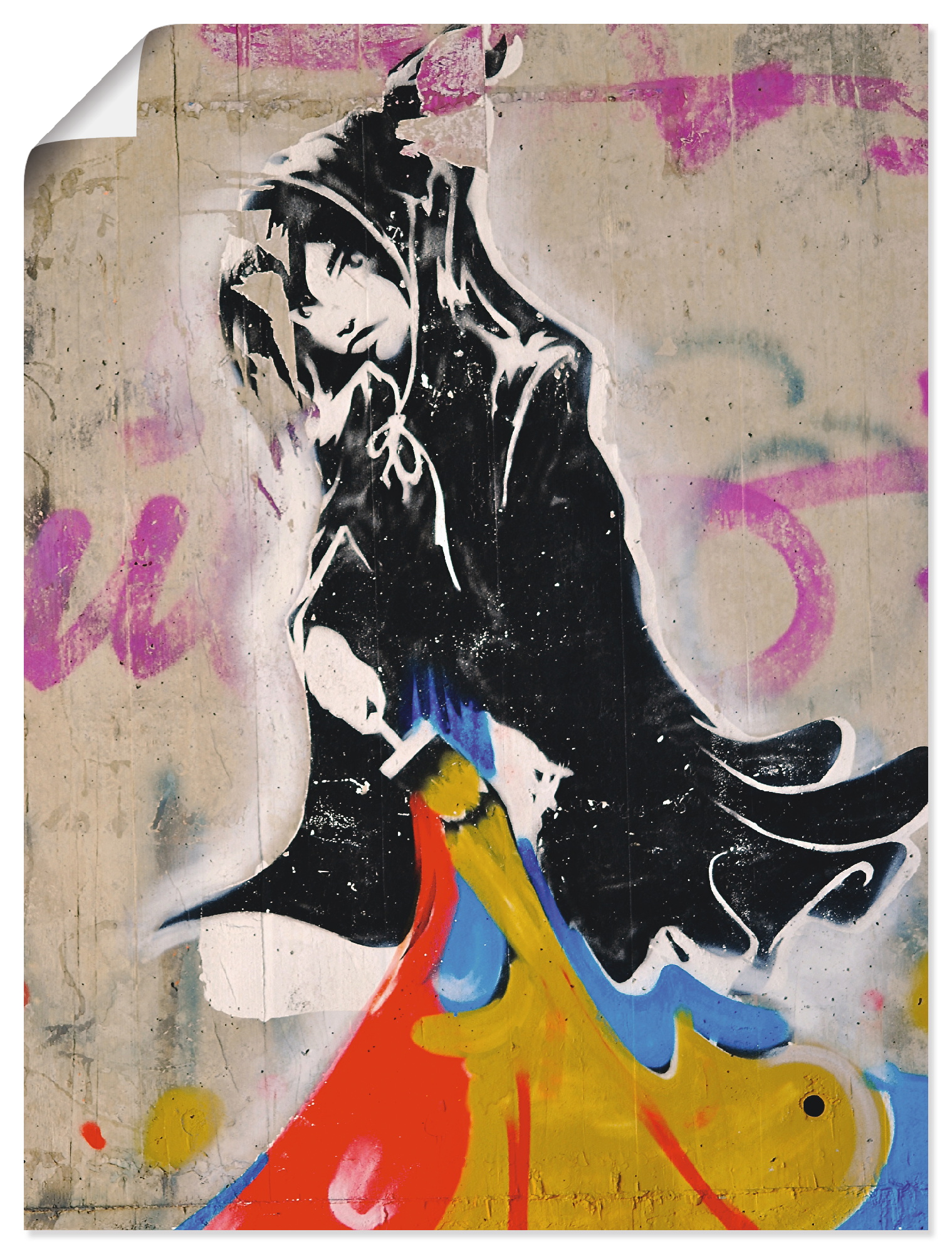 Artland Poster »Graffiti II«, klassische Fantasie, (1 St.) von Artland