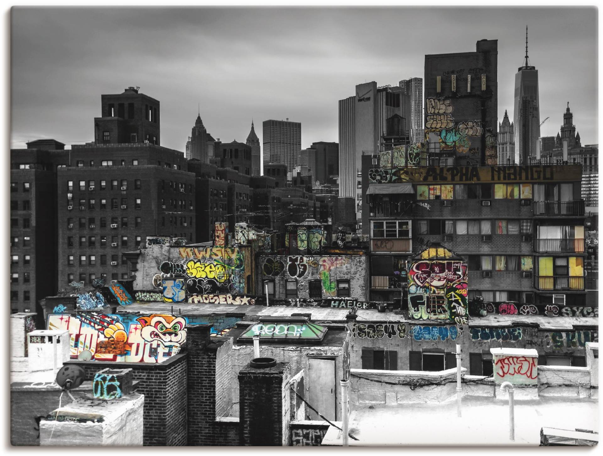 Artland Wandbild »Graffiti in New York«, Amerika, (1 St.) von Artland