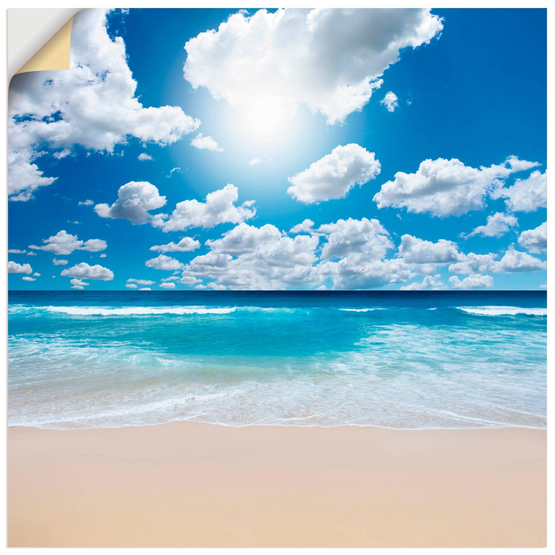 Artland Wandbild »Grossartige Strandlandschaft«, Strand, (1 St.), als Leinwandbild, Poster, Wandaufkleber in verschied. Grössen Artland Wandbild »Grossartige Strandlandschaft«, Strand, (1 St.), als Leinwandbild, Poster, Wandaufkleber in verschied. Grössen von Artland