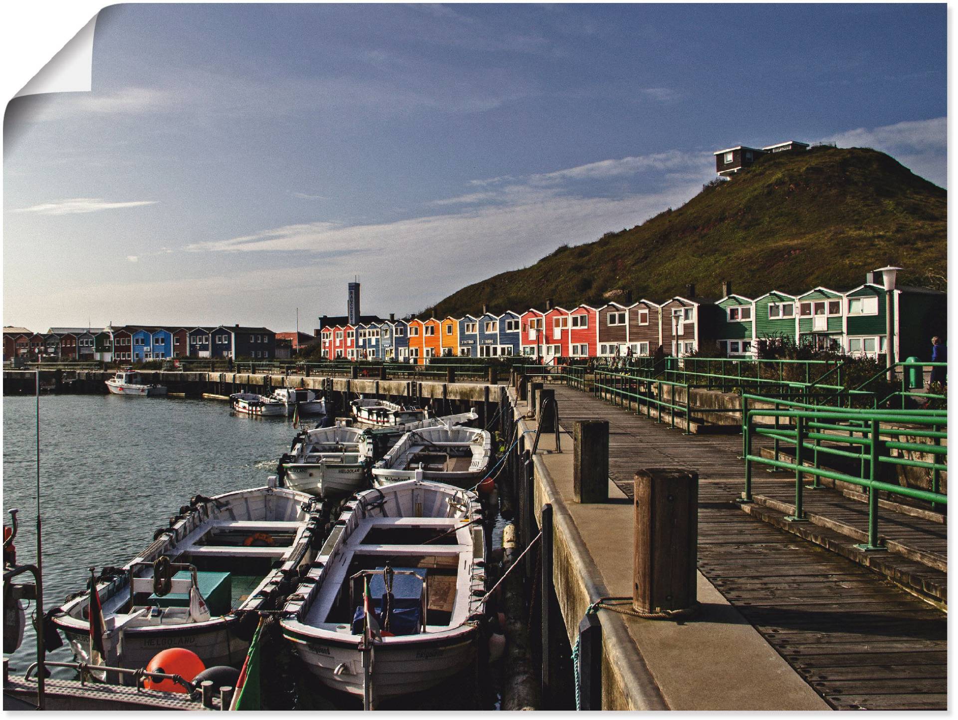 Artland Poster »Hafen Helgoland«, Europa, (1 St.) von Artland