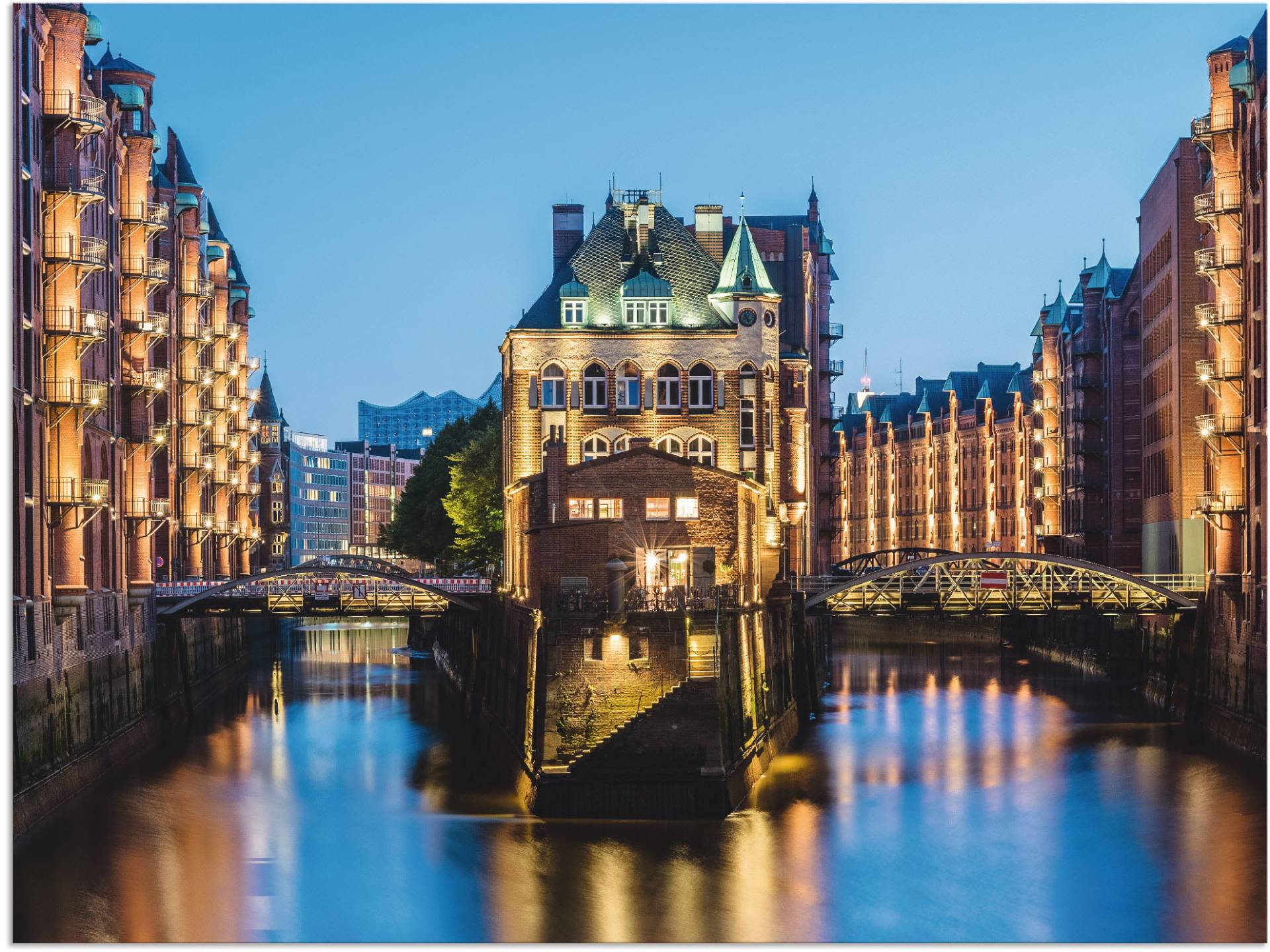 Artland Wandbild »Hamburg Wasserschloss in Speicherstadt 2«, Gebäude, (1 St.), als Alubild, Outdoorbild, Poster in verschied. Grössen Artland Wandbild »Hamburg Wasserschloss in Speicherstadt 2«, Gebäude, (1 St.), als Alubild, Outdoorbild, Poster in verschied. Grössen von Artland