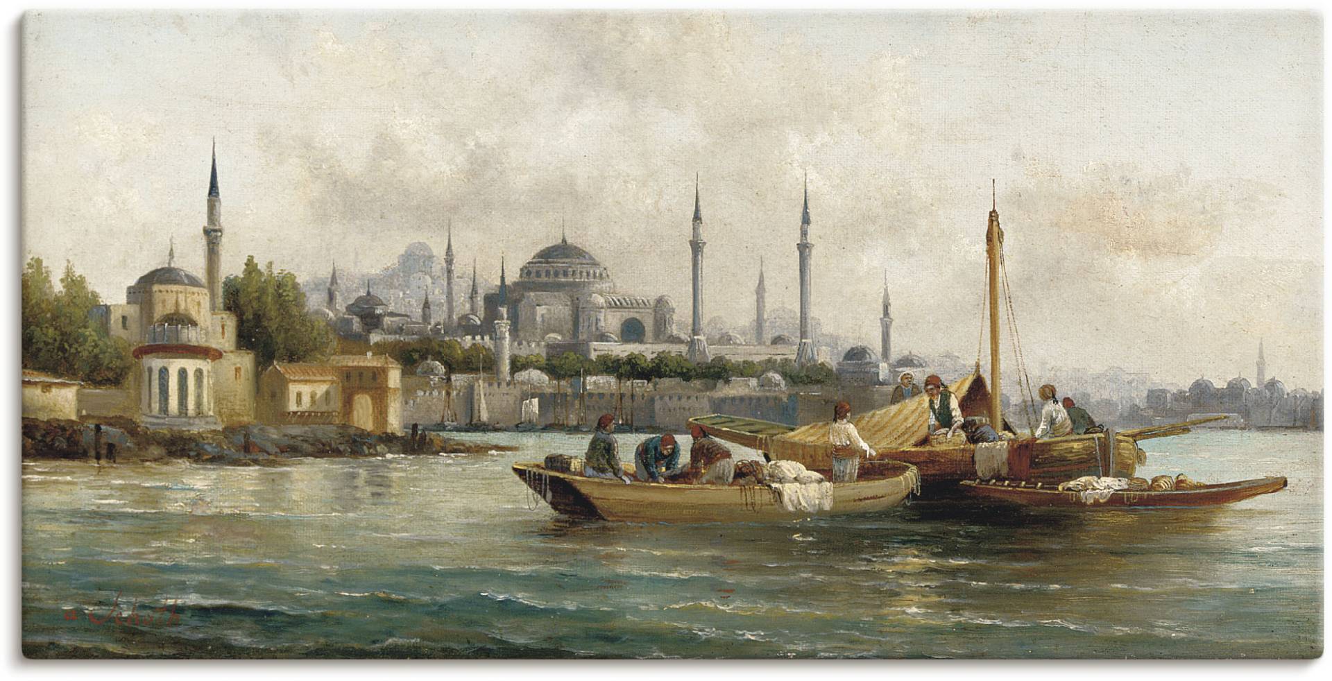 Artland Wandbild »Handelsschiffe vor Hagia Sophia«, Boote & Schiffe, (1 St.) von Artland