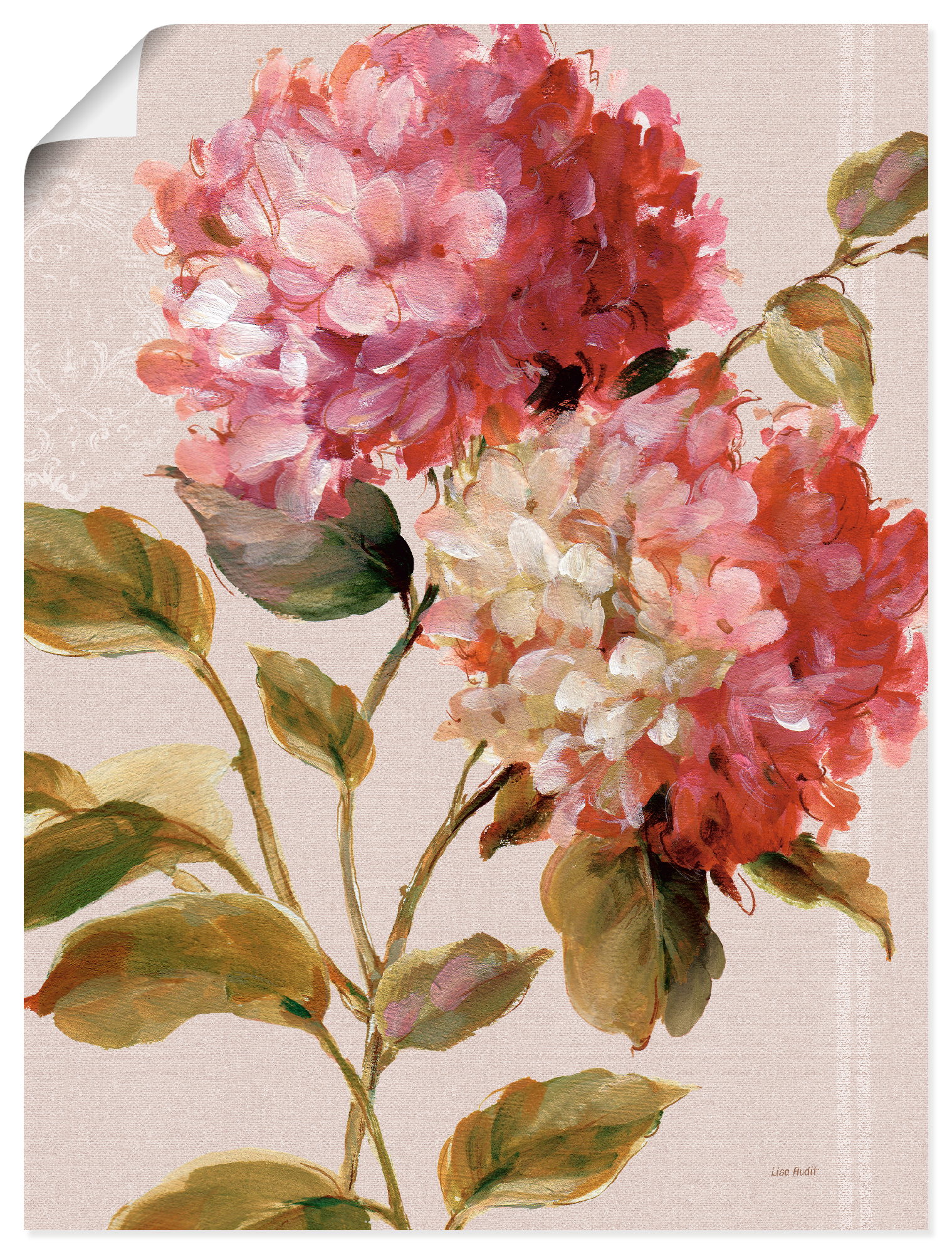 Artland Wandbild »Harmonische Hortensien«, Blumen, (1 St.) von Artland
