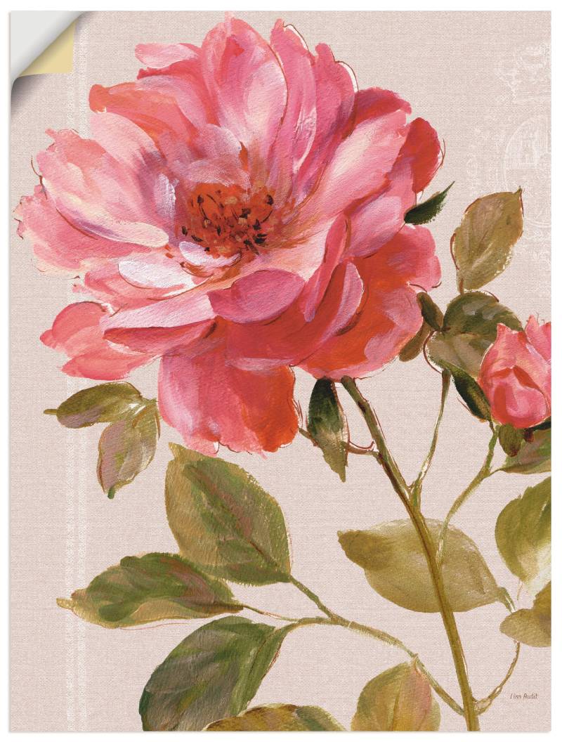Artland Wandfolie »Harmonische Rosen«, Blumen, (1 St.) von Artland