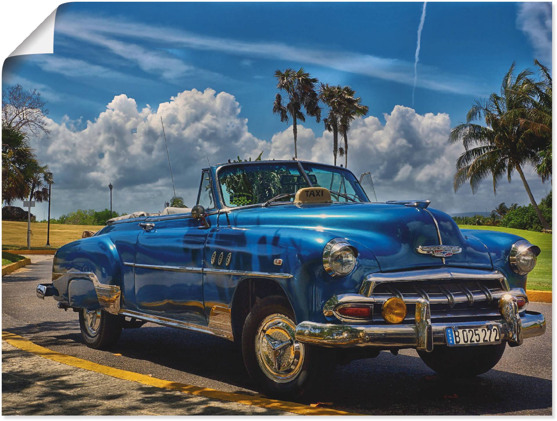 Artland Wandbild »Havanna Flair«, Auto, (1 St.), als Alubild, Outdoorbild, Leinwandbild, Poster, Wandaufkleber Artland Wandbild »Havanna Flair«, Auto, (1 St.), als Alubild, Outdoorbild, Leinwandbild, Poster, Wandaufkleber von Artland