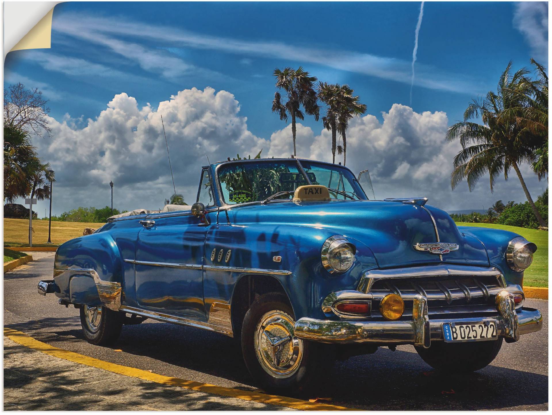 Artland Wandbild »Havanna Flair«, Auto, (1 St.), als Alubild, Outdoorbild, Leinwandbild, Poster, Wandaufkleber von Artland