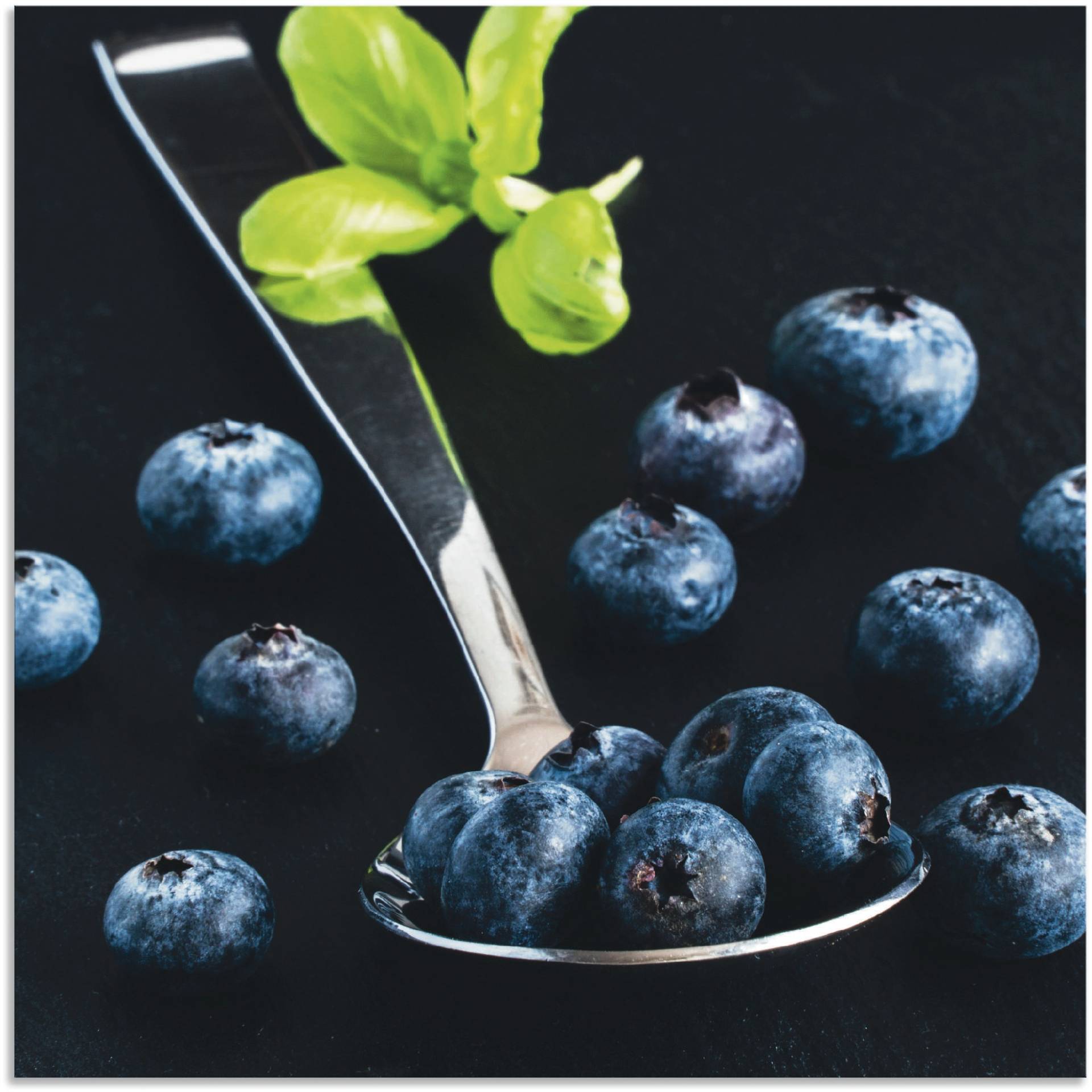 Artland Wandbild »Heidelbeeren, gesund und lecker«, Obst Bilder, (1 St.), als Alubild, Leinwandbild, Wandaufkleber oder Poster in versch. Grössen von Artland