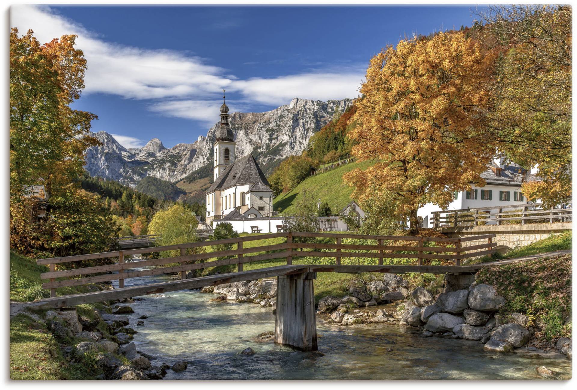 Artland Wandbild »Herbst im Berchtesgadener Land«, Berge & Alpenbilder, (1 St.) von Artland