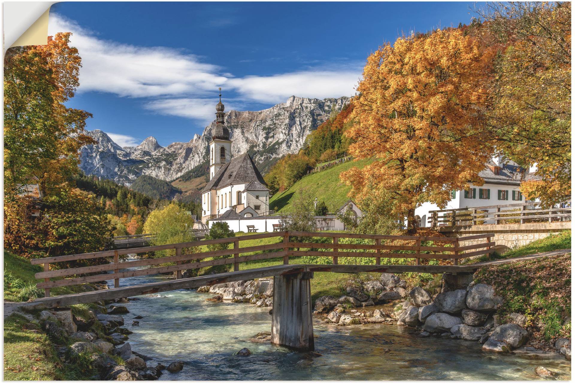 Artland Wandbild »Herbst im Berchtesgadener Land«, Berge & Alpenbilder, (1 St.) von Artland