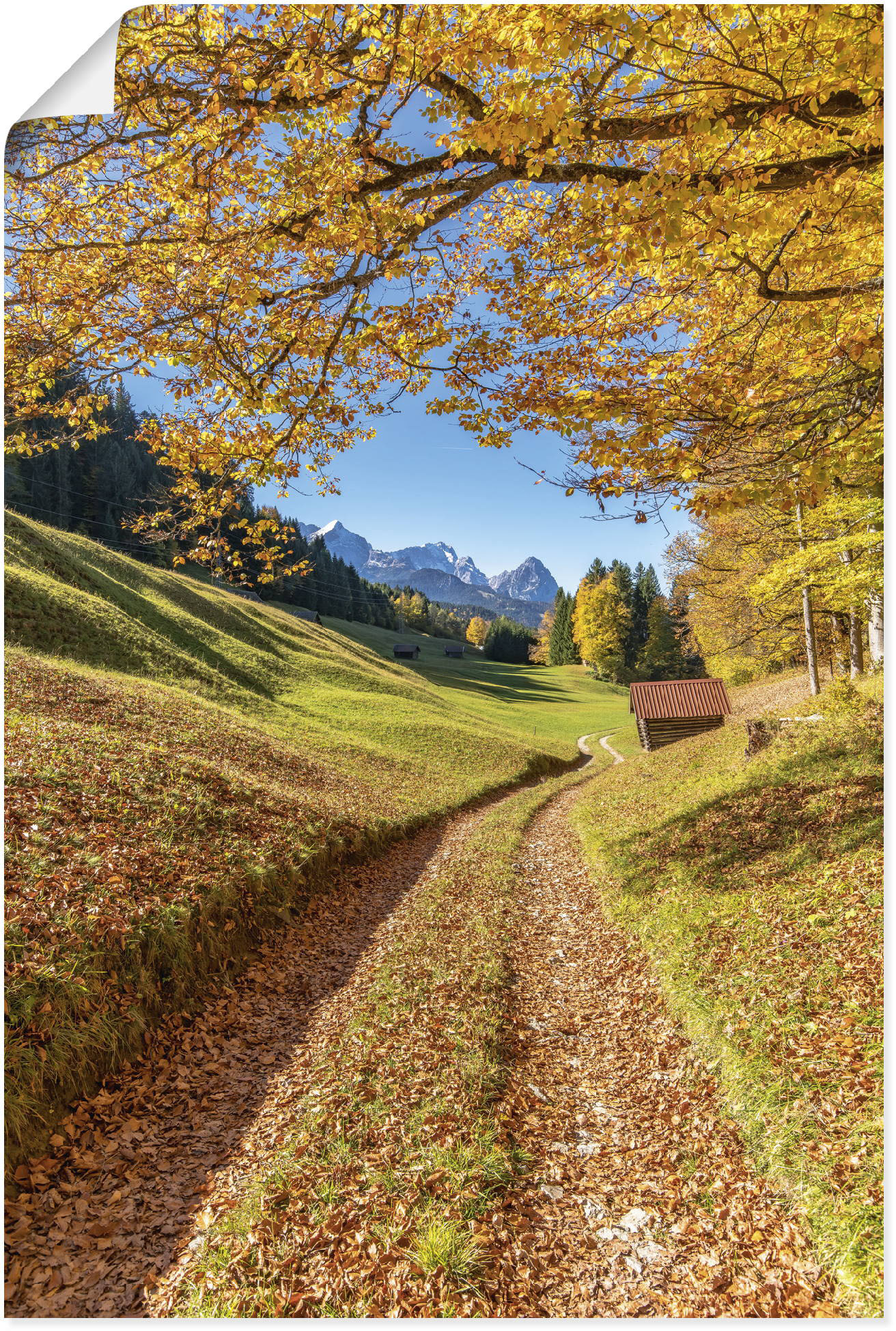 Artland Wandbild »Herbst in Bayern«, Berge & Alpenbilder, (1 St.) von Artland