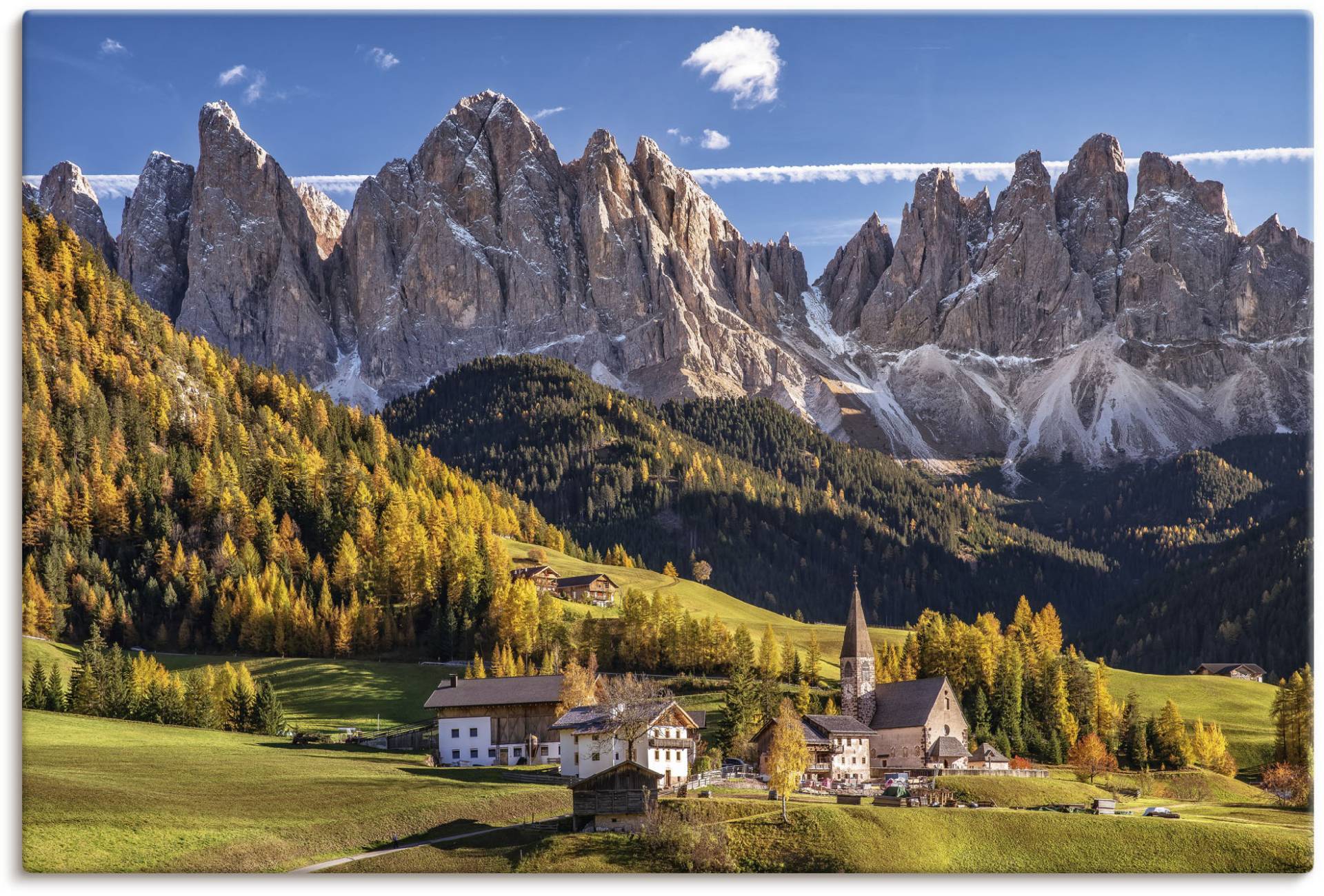 Artland Wandbild »Herbst in Südtirol«, Berge & Alpenbilder, (1 St.), als Leinwandbild, Poster in verschied. Grössen von Artland