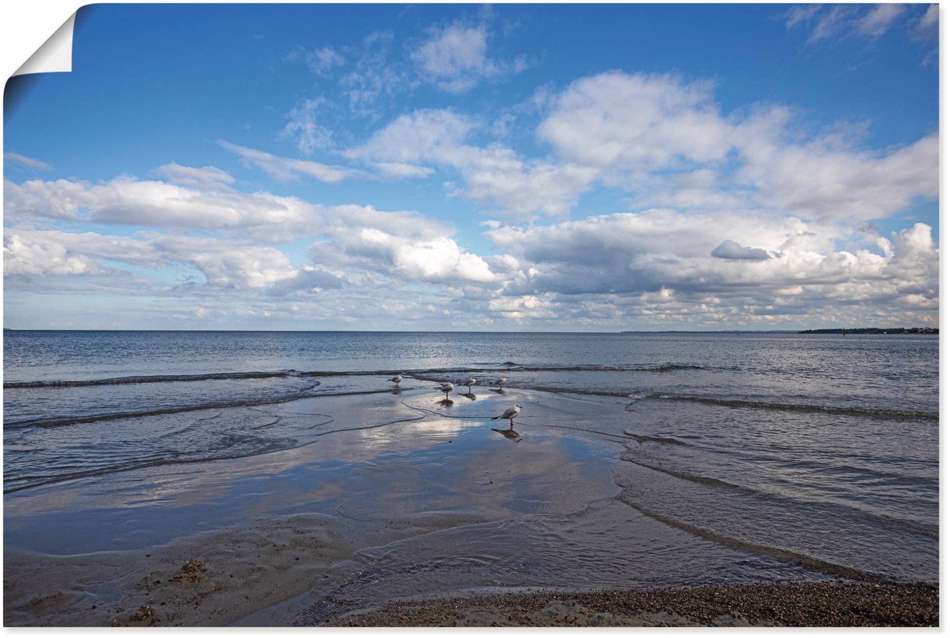 Artland Poster »Herbsttag an der Ostsee«, Strandbilder, (1 St.) von Artland