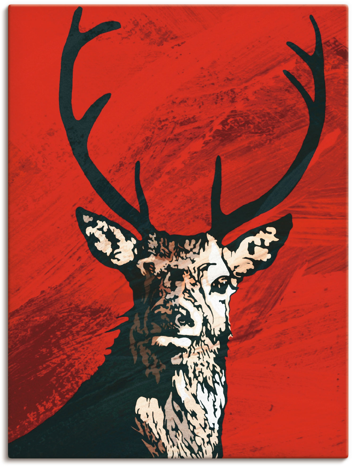 Artland Wandbild »Hirsch«, Wildtiere, (1 St.) von Artland