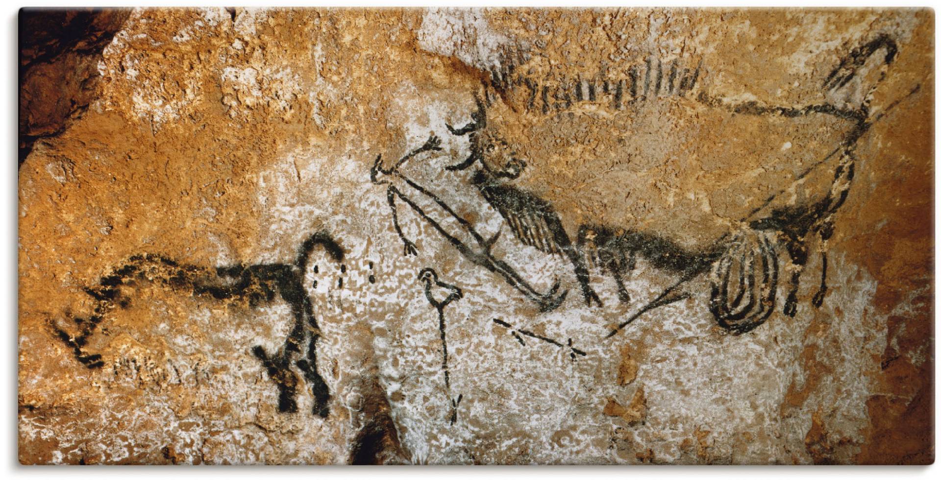 Artland Leinwandbild »Höhle von Lascaux 17000 v Chr«, Wildtiere, (1 St.) von Artland