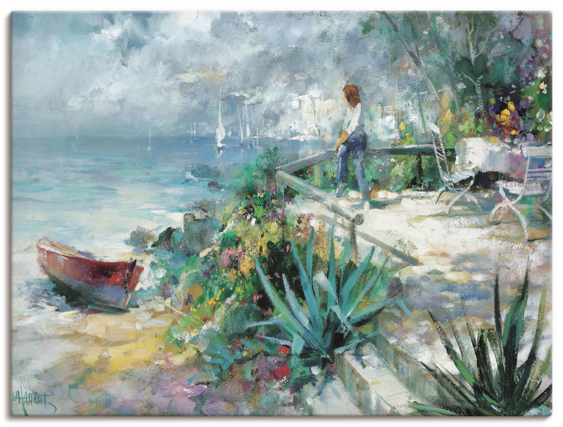 Artland Wandbild »Hoffnung am Horizont«, Küste, (1 St.), als Leinwandbild, Poster in verschied. Grössen von Artland