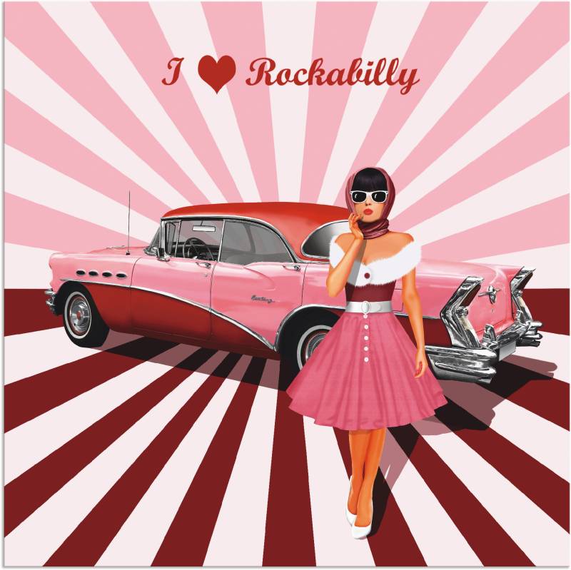 Artland Wandbild »Ich liebe Rockabilly«, Ausstellungsplakate, (1 St.) von Artland