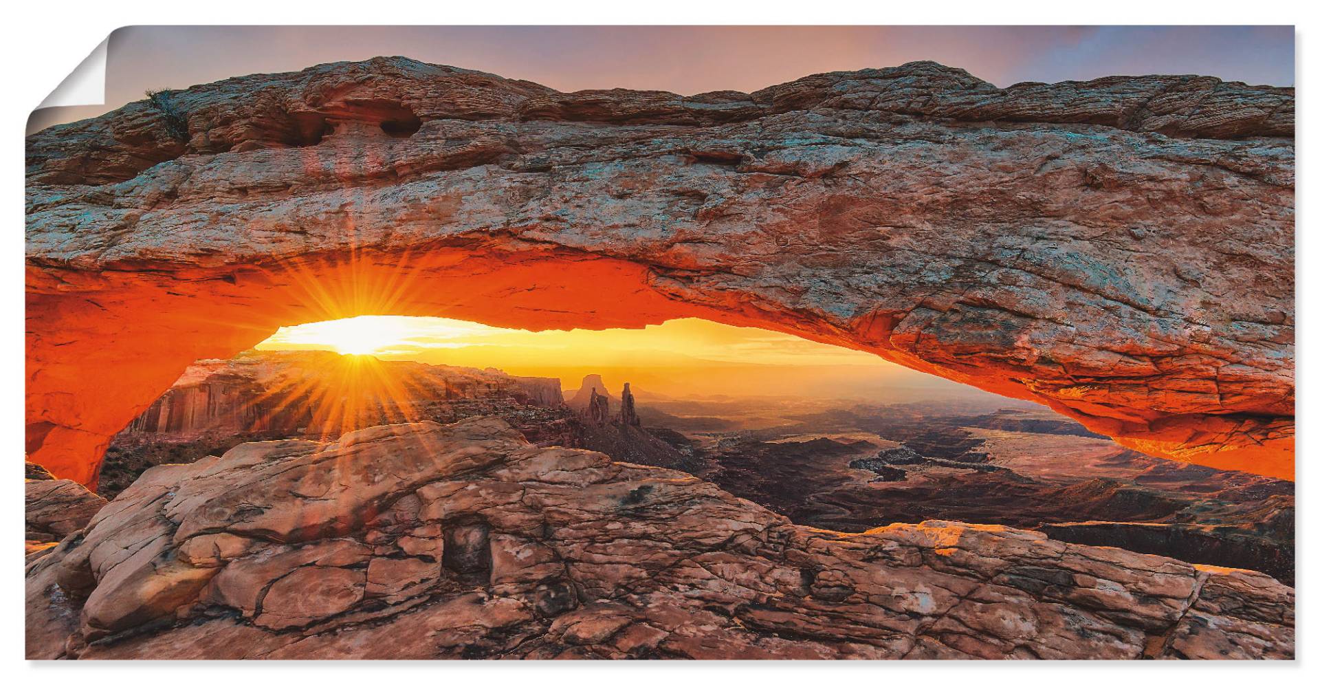 Artland Wandbild »Iconic Mesa Arch«, Felsen, (1 St.) von Artland