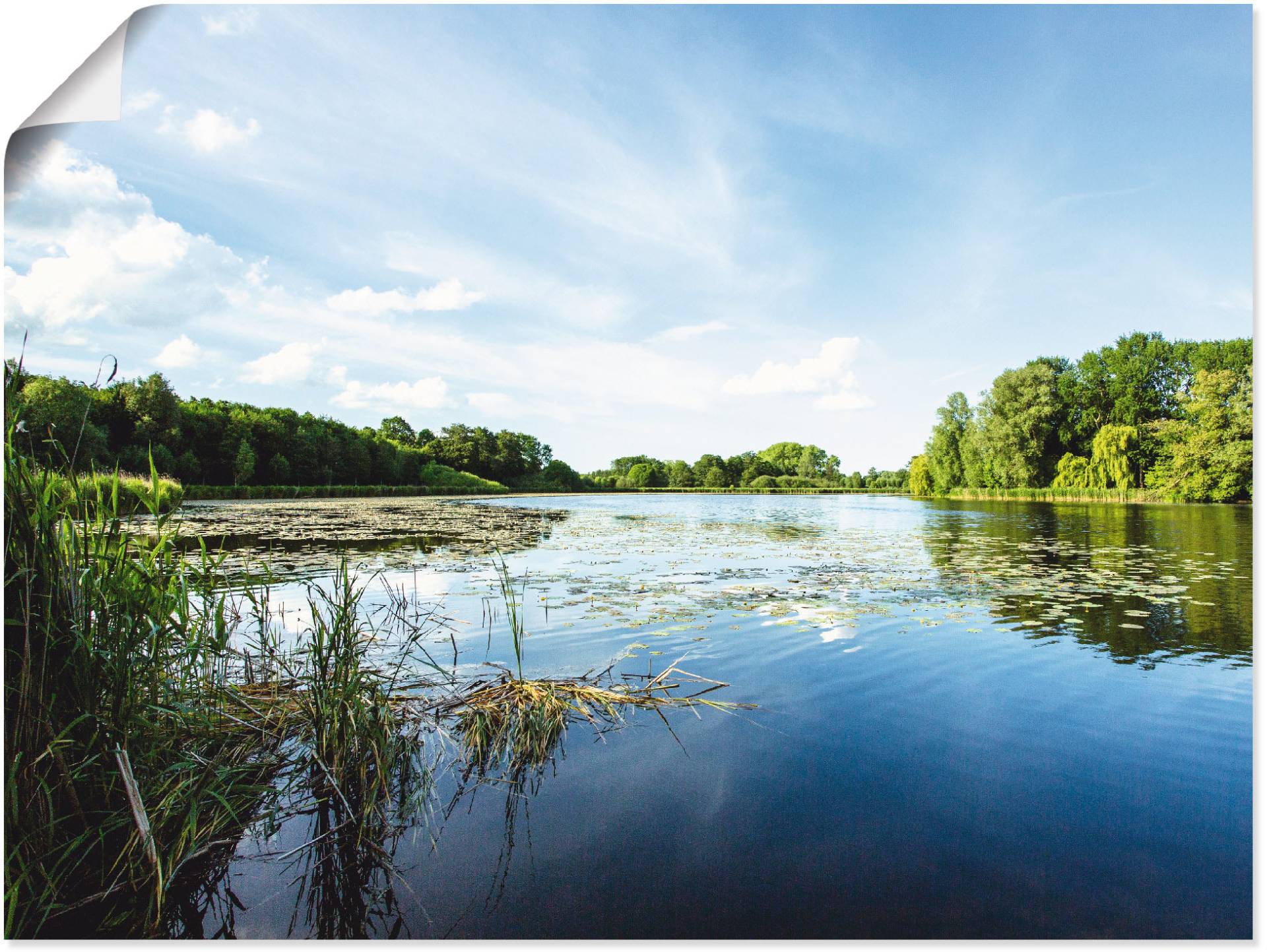 Artland Wandbild »Idylle pur«, Gewässer, (1 St.) von Artland