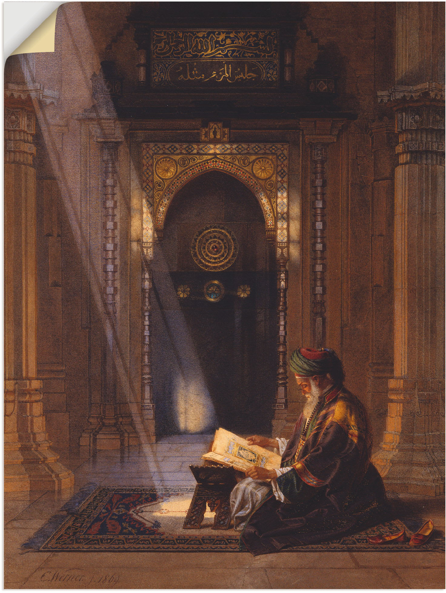 Artland Wandbild »In der Moschee.«, Religion, (1 St.), als Leinwandbild, Poster, Wandaufkleber in verschied. Grössen Artland Wandbild »In der Moschee.«, Religion, (1 St.), als Leinwandbild, Poster, Wandaufkleber in verschied. Grössen von Artland