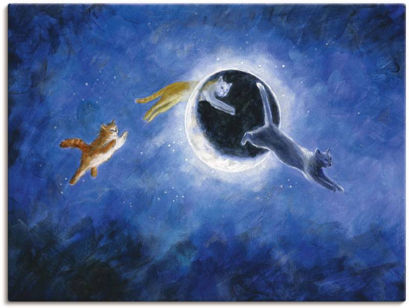 Artland Wandbild »In der Nacht sind alle Katzen grau«, Haustiere, (1 St.) von Artland