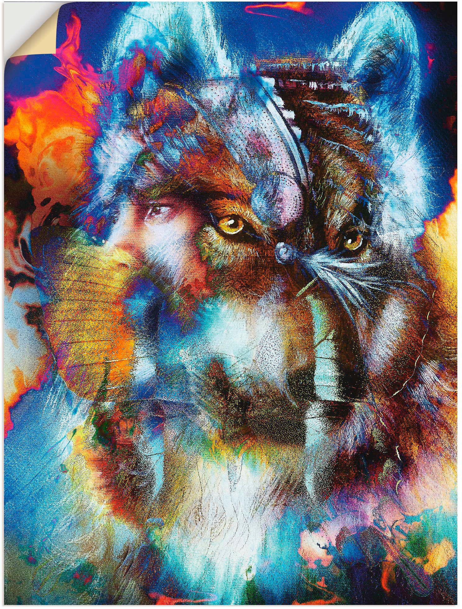 Artland Wandbild »Indischer Krieger mit Wolf«, klassische Fantasie, (1 St.), als Leinwandbild, Poster, Wandaufkleber in verschied. Grössen Artland Wandbild »Indischer Krieger mit Wolf«, klassische Fantasie, (1 St.), als Leinwandbild, Poster, Wandaufkleber in verschied. Grössen von Artland