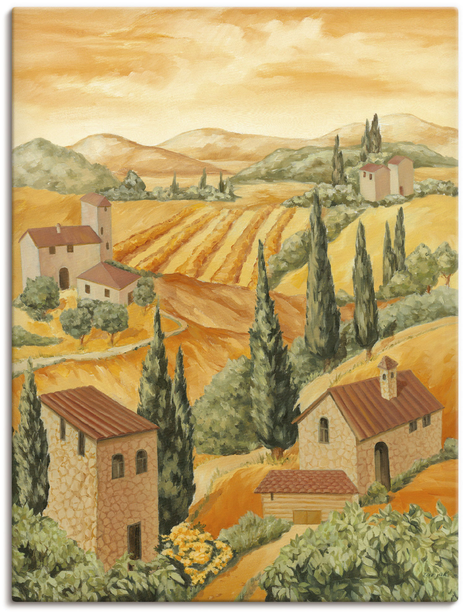 Artland Wandbild »Italien Toscana«, Europa, (1 St.) von Artland