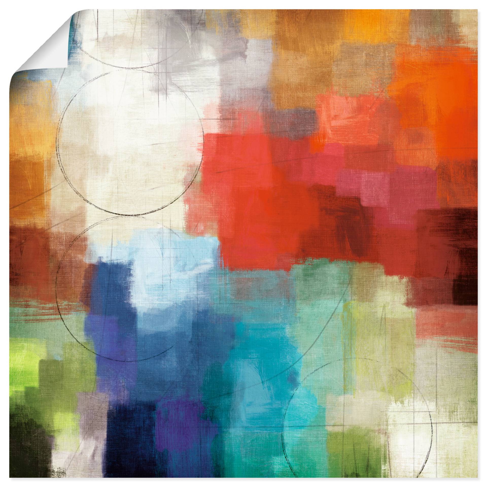 Artland Wandbild »Jahreszeiten«, Gegenstandslos, (1 St.), als Leinwandbild, Poster in verschied. Grössen Artland Wandbild »Jahreszeiten«, Gegenstandslos, (1 St.), als Leinwandbild, Poster in verschied. Grössen von Artland
