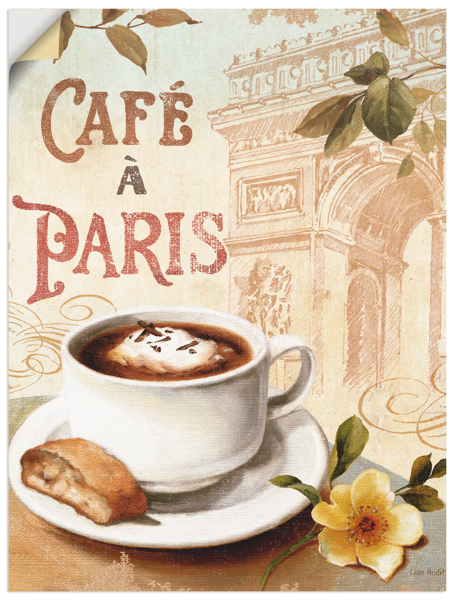 Artland Wandbild »Kaffee in Europa I«, Getränke, (1 St.) von Artland