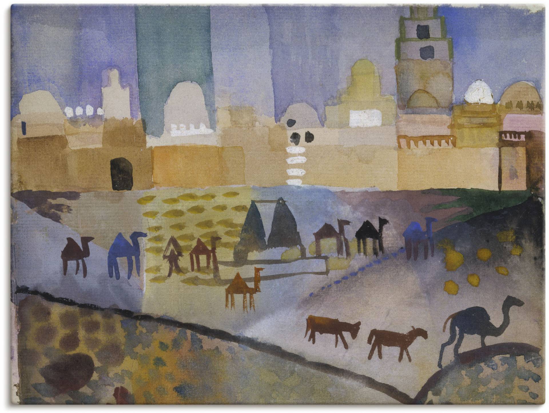 Artland Leinwandbild »Kairouan I. 1914.«, Afrika, (1 St.), auf Keilrahmen gespannt von Artland