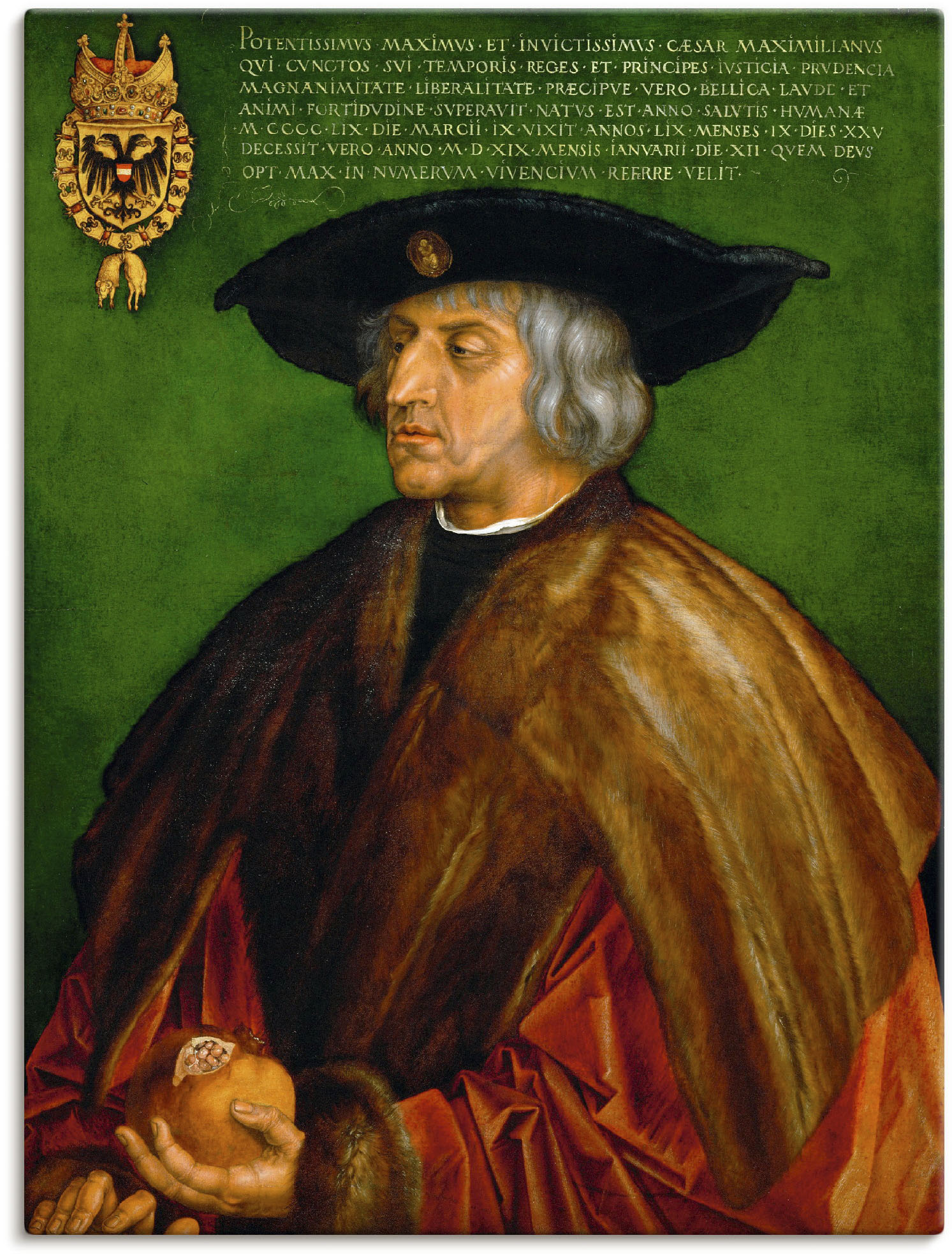 Artland Leinwandbild »Kaiser Maximilian I. 1519.«, Menschen, (1 St.) von Artland