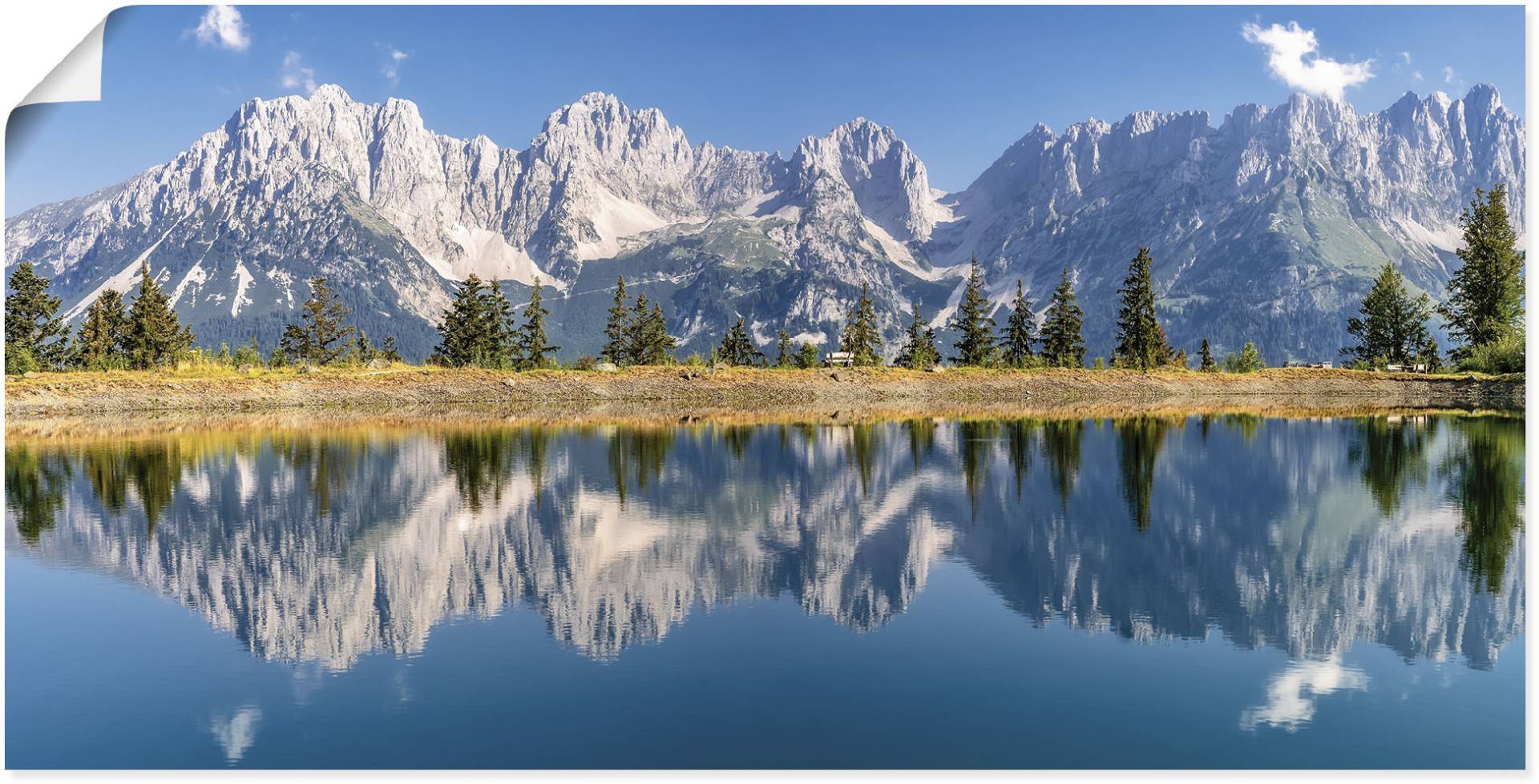 Artland Wandbild »Kaisergebirge Tirol«, Berge & Alpenbilder, (1 St.) von Artland