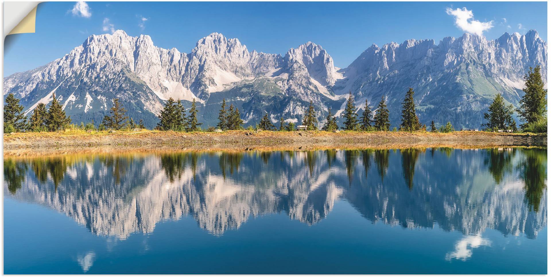 Artland Wandbild »Kaisergebirge Tirol«, Berge & Alpenbilder, (1 St.) von Artland